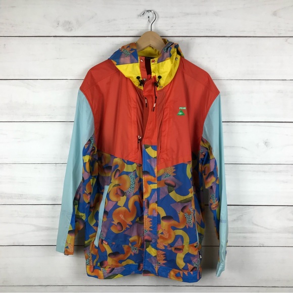 Poler Junk Food Full Zip Windbreaker Jacket